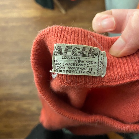 Vintage jaeger wool mockneck sweater - Picture 5 of 5